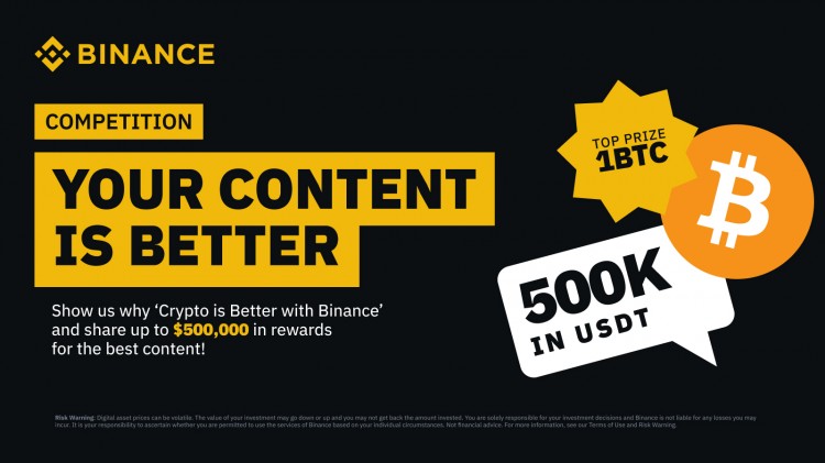您的内容更好：加入内容挑战，赚取高达 1 BTC 和 500,000 美元份额！
