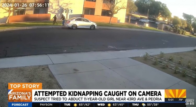 [斯科特]视频显示，亚利桑那州 11 岁女孩步行上学时逃脱了绑架嫌疑人
